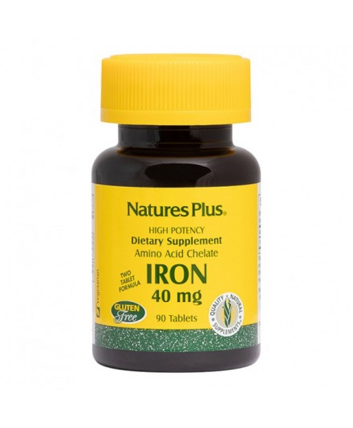Nature's Plus Iron 40mg 90 ταμπλέτες